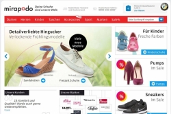 Screenshot Mirapodo Online Store