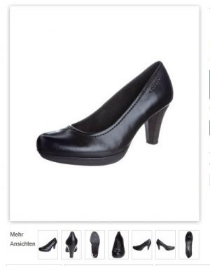 schwarze tamaris Pumps